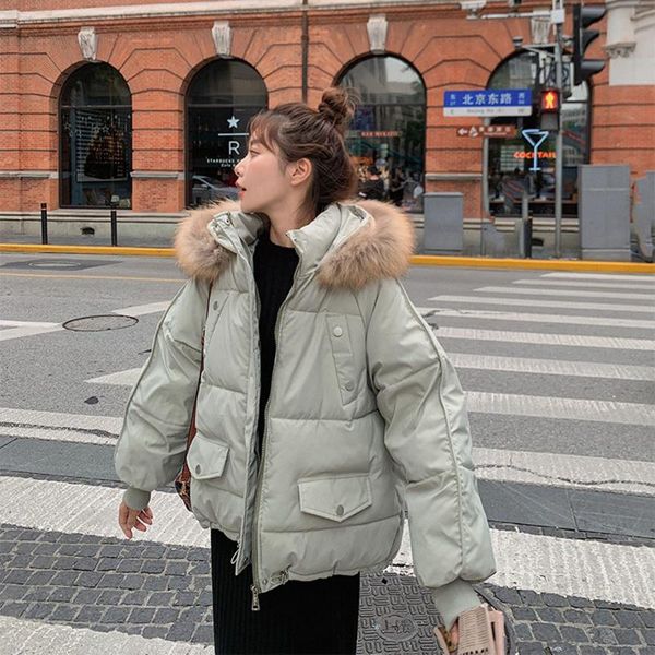 women's down & parkas 2021 winter short thick zipper large fur collar hooded bread coat cotton padded jacket with thickened jackets, Black
women's down & parkas 2021 winter short thick zipper large fur collar hooded bread coat cotton padded jacket with thickened jackets, Black