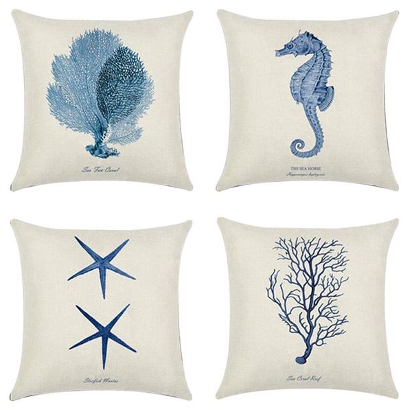 pillow case 4 pcs hand-painted marine coral starfish sea horse pillowcase linen cover home decor cushion
pillow case 4 pcs hand-painted marine coral starfish sea horse pillowcase linen cover home decor cushion