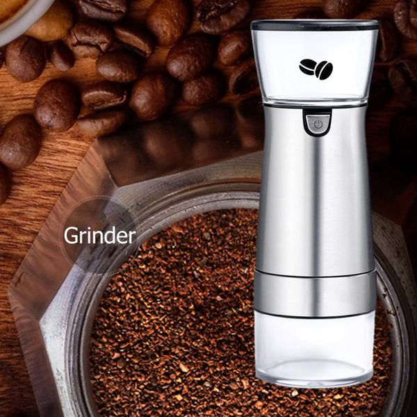 manual coffee grinders household grinder portable electric bean pepper usb rechargeable kitchen stainless steel tool
manual coffee grinders household grinder portable electric bean pepper usb rechargeable kitchen stainless steel tool