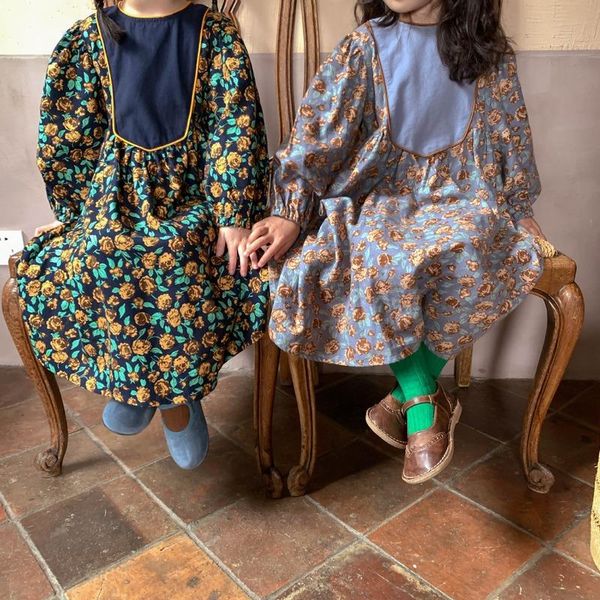 girl's dresses 2021 autumn girl color matching floral dress children baby long-sleeved cotton printed a-line long casual princess, Red;yellow
girl's dresses 2021 autumn girl color matching floral dress children baby long-sleeved cotton printed a-line long casual princess, Red;yellow