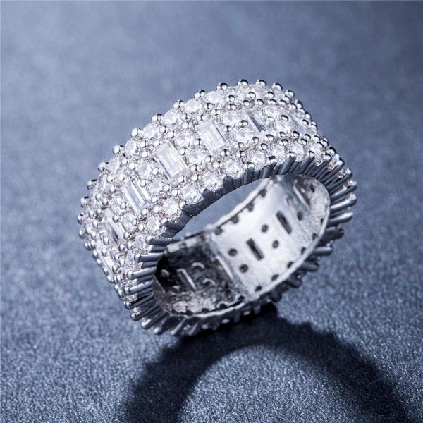 wedding rings trendy selling fashion silver color inlaid small rectangular white zircon full crystal ring for ladies engagement, Slivery;golden
wedding rings trendy selling fashion silver color inlaid small rectangular white zircon full crystal ring for ladies engagement, Slivery;golden