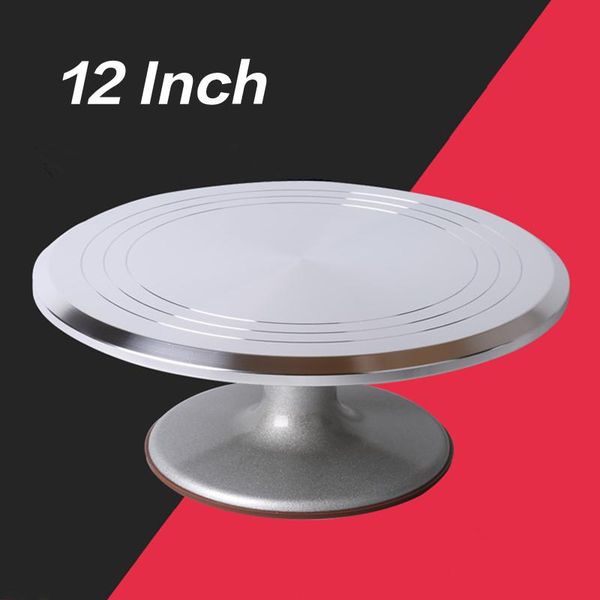 12" aluminum alloy flower mounting turntable cake baking tools for cakes cooking stand kitchen & pastry
12" aluminum alloy flower mounting turntable cake baking tools for cakes cooking stand kitchen & pastry