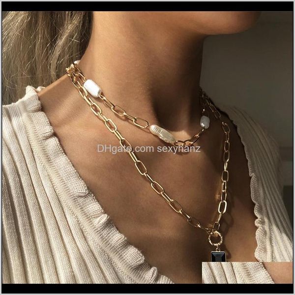 & pendants jewelry drop delivery 2021 vintage gold multi layer statement chain necklaces for women punk style inmitate pearl geometric penda, Silver
& pendants jewelry drop delivery 2021 vintage gold multi layer statement chain necklaces for women punk style inmitate pearl geometric penda, Silver