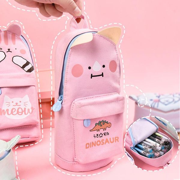 cute school bag pencil case large-capacity stationery simple for students animal-shaped bags
cute school bag pencil case large-capacity stationery simple for students animal-shaped bags