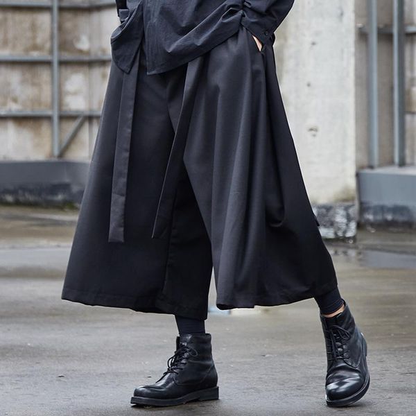 men's pants male streetwear hip hop punk gothic harem trousers men ribbon splice loose casual black wide leg kimono pant skirt
men's pants male streetwear hip hop punk gothic harem trousers men ribbon splice loose casual black wide leg kimono pant skirt