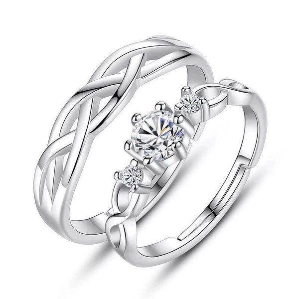 cluster rings begirl simple couple ring korean hollow men and women opening cubic zirconia pair wedding for lovers friends gifts, Golden;silver
cluster rings begirl simple couple ring korean hollow men and women opening cubic zirconia pair wedding for lovers friends gifts, Golden;silver