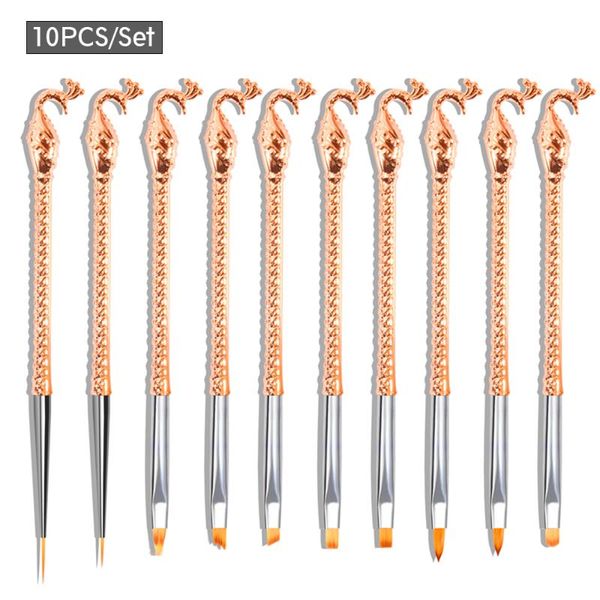 10pcs/set nail art design painting pen set tips uv gel stainless steel handle nylon wool brush salon tools kit kits
10pcs/set nail art design painting pen set tips uv gel stainless steel handle nylon wool brush salon tools kit kits