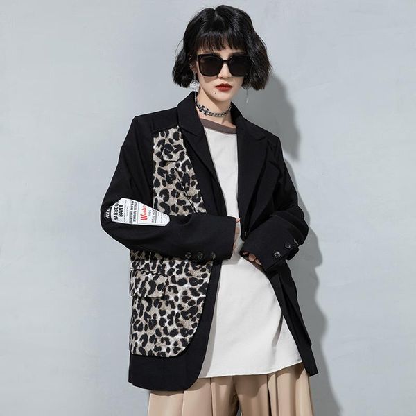 women's suits & blazers superaen autumn 2021 suit jacket leopard loose casual single breasted blazer women, White;black
women's suits & blazers superaen autumn 2021 suit jacket leopard loose casual single breasted blazer women, White;black
