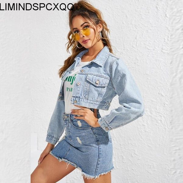streetwear women ultra short loose springs fashion denim jacket long-sleeve retro european american lapel single-breasted women's jacke, Black;brown
streetwear women ultra short loose springs fashion denim jacket long-sleeve retro european american lapel single-breasted women's jacke, Black;brown