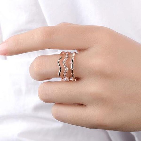 wedding rings ronerai fashion pure silver 925 ring multi-layer shiny crystal cz geometry line for women jewelry valentine's day gift, Slivery;golden
wedding rings ronerai fashion pure silver 925 ring multi-layer shiny crystal cz geometry line for women jewelry valentine's day gift, Slivery;golden