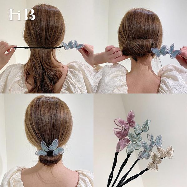 hair accessories fashion headband butterfly bun device roller making tools fairy band headwear 2021
hair accessories fashion headband butterfly bun device roller making tools fairy band headwear 2021