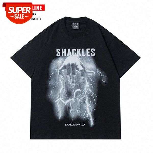streetwear men dark funeral retro high street fashion brand personality printing loose oversize short-sleeved t-shirt #6e75, White;black
streetwear men dark funeral retro high street fashion brand personality printing loose oversize short-sleeved t-shirt #6e75, White;black
