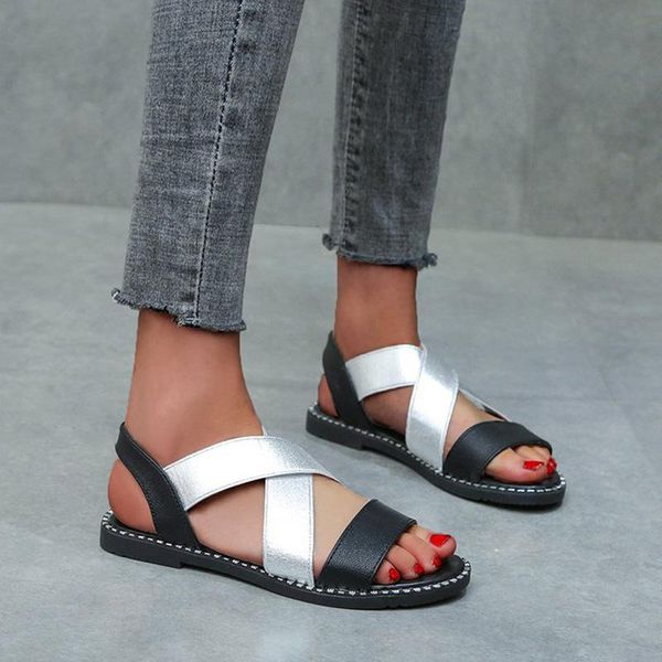 woman open toe sandals women cross tie flats women's sewing female comfortable shoes ladies fashion footwear plus size 41, Black
woman open toe sandals women cross tie flats women's sewing female comfortable shoes ladies fashion footwear plus size 41, Black