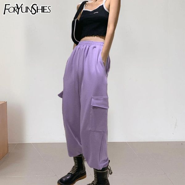 women's pants & capris foryunshes women cargo 2021 korean style solid casual loose high waist elastic sweatpant pockets ladies beam fee, Black;white
women's pants & capris foryunshes women cargo 2021 korean style solid casual loose high waist elastic sweatpant pockets ladies beam fee, Black;white