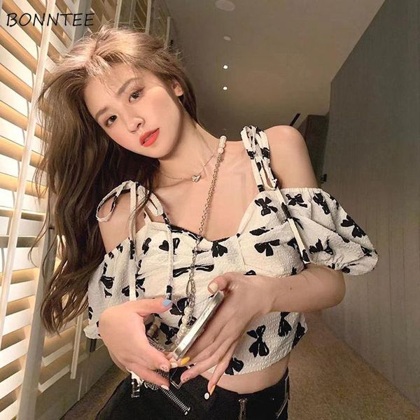 women's blouses & shirts blouse women fashion bow-print slash neck slim summer lace-up korean style feminine elegant party streetwear c, White
women's blouses & shirts blouse women fashion bow-print slash neck slim summer lace-up korean style feminine elegant party streetwear c, White