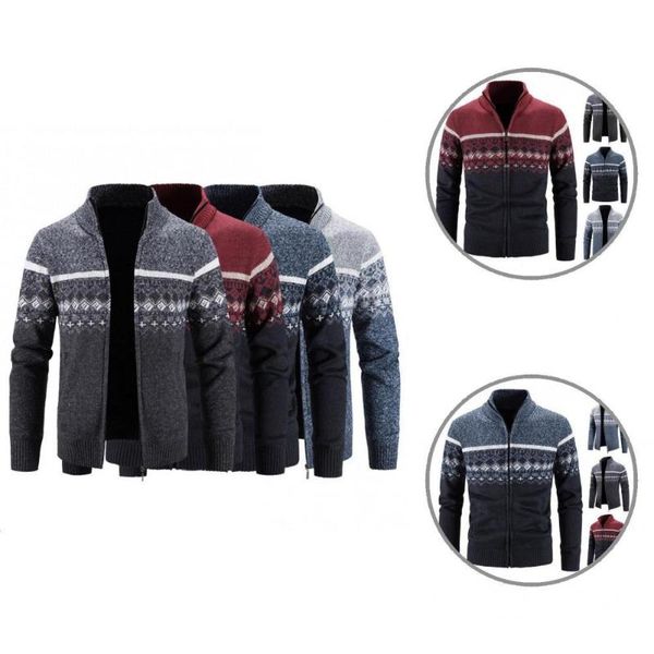 men's sweaters skin-friendly simple print patchwork stand collar male jacket all-match knitted coat zipper closure knitwear, White;black
men's sweaters skin-friendly simple print patchwork stand collar male jacket all-match knitted coat zipper closure knitwear, White;black