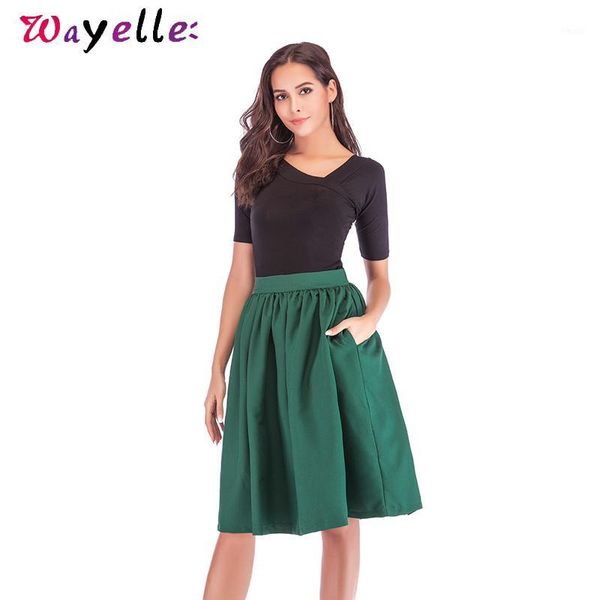 skirts high waist basic ball gown princess vintage solid fashion elegant pleated skirt women autumn winter womens1, Black
skirts high waist basic ball gown princess vintage solid fashion elegant pleated skirt women autumn winter womens1, Black