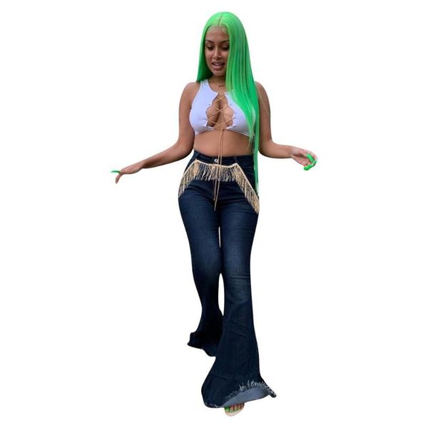 echoine slim bodycon skinny bell-bottoms flare denim pants women tassel fringe wide leg mom jeans plus size woman trousers women's, Blue
echoine slim bodycon skinny bell-bottoms flare denim pants women tassel fringe wide leg mom jeans plus size woman trousers women's, Blue