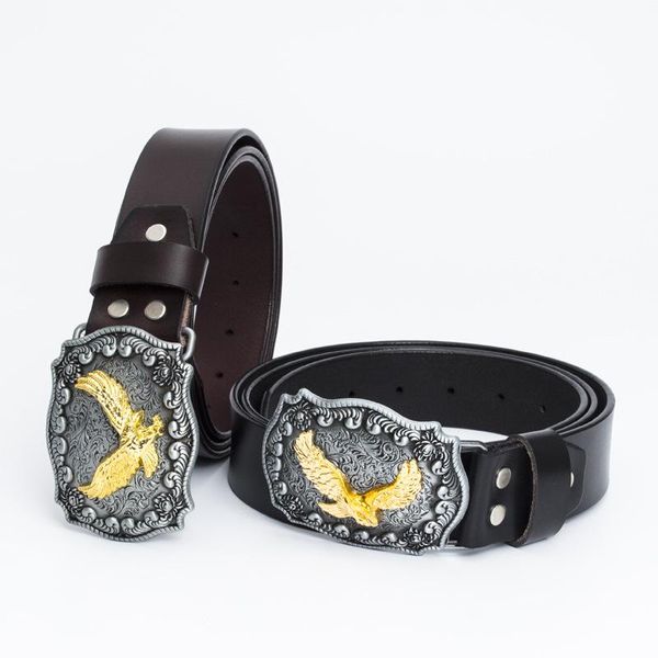 belts cowhide belt western cowboy style eagle buckle fashion youth all-match, Black;brown
belts cowhide belt western cowboy style eagle buckle fashion youth all-match, Black;brown