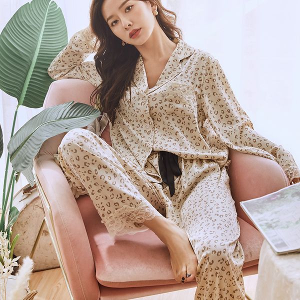 women's sleepwear lisacmvpnel lace women pajama set leopard print fashion long sleeve suit pyjamas sfvm, Black;red
women's sleepwear lisacmvpnel lace women pajama set leopard print fashion long sleeve suit pyjamas sfvm, Black;red