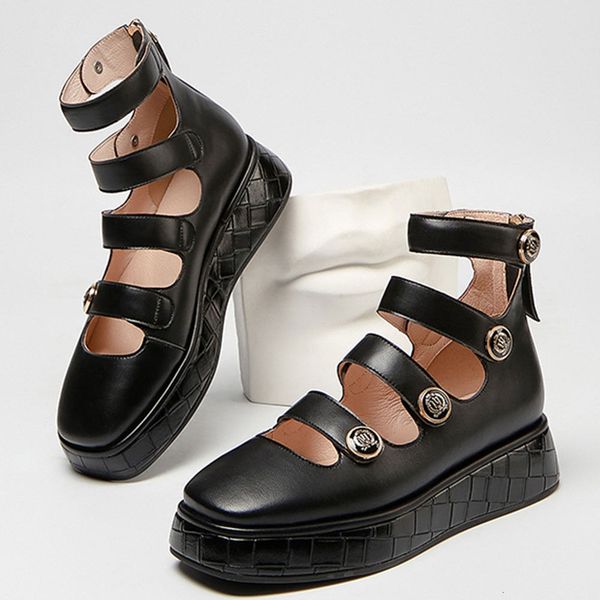 sandals genuine leather female solid buckle wees zipper platform marry janes pumps women design shoes woman, Black
sandals genuine leather female solid buckle wees zipper platform marry janes pumps women design shoes woman, Black