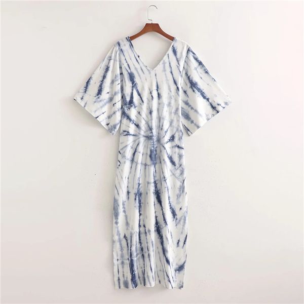 casual dresses women fashion blue tie-dye print za long es girls v-neck short sleeve high waist slit summer chic ffgy, Black;gray
casual dresses women fashion blue tie-dye print za long es girls v-neck short sleeve high waist slit summer chic ffgy, Black;gray