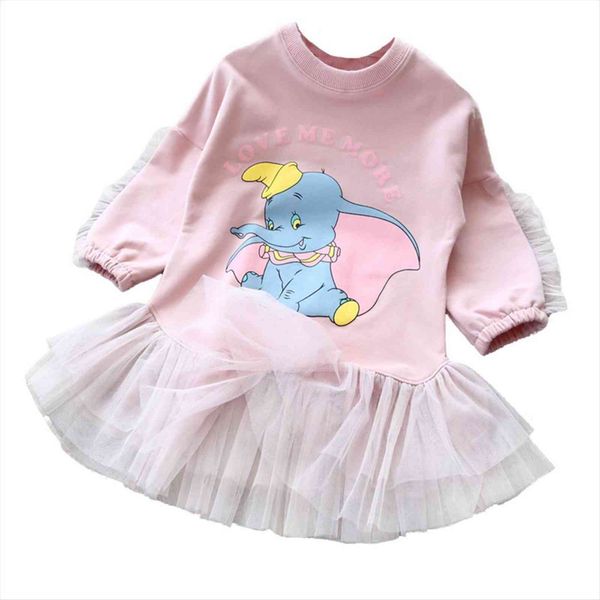 long sleeve children girls cartoon girl dresses elephant print casual kids cotton for fashion clothing, Red;yellow
long sleeve children girls cartoon girl dresses elephant print casual kids cotton for fashion clothing, Red;yellow