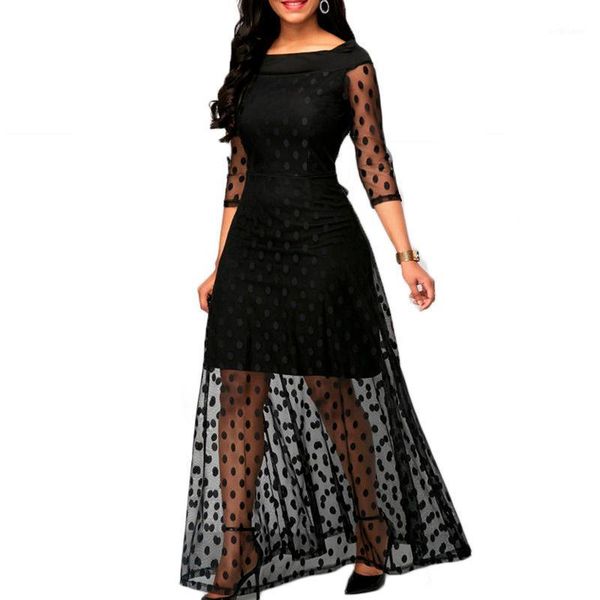 casual dresses 2021 mesh patchwork dress fashion summer slim polka dot print vintage elegant wedding long sundress female s~2xl holiday clot, Black;gray
casual dresses 2021 mesh patchwork dress fashion summer slim polka dot print vintage elegant wedding long sundress female s~2xl holiday clot, Black;gray