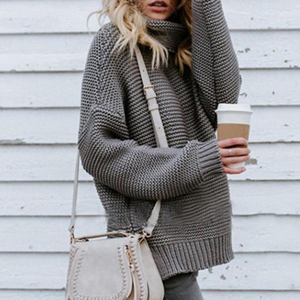 women's sweaters women autumn winter long sleeve turtle neck casual knitted pullover sweater loose style easy to match different look g, White;black
women's sweaters women autumn winter long sleeve turtle neck casual knitted pullover sweater loose style easy to match different look g, White;black