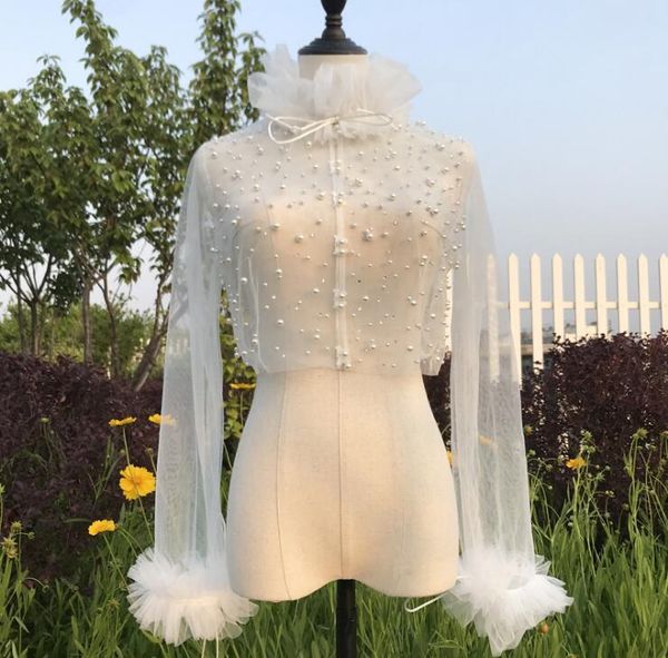 wraps & jackets white long sleeve beaded jacket bolero shrug wrap stole for wedding bridal high quality
wraps & jackets white long sleeve beaded jacket bolero shrug wrap stole for wedding bridal high quality