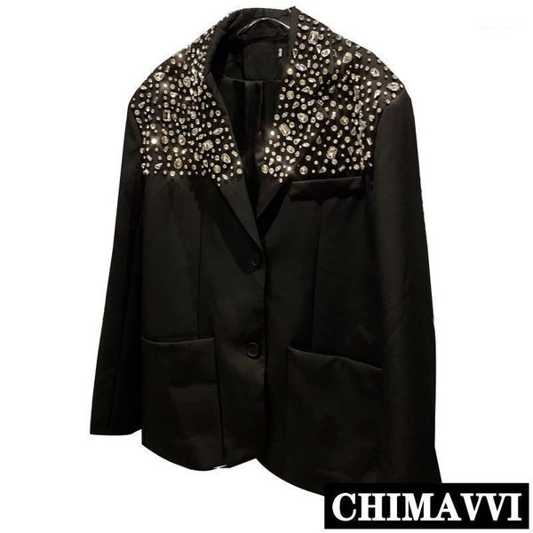 autumn shoulder diamond rhinestone beads long sleeve suits coat women fashion black blazer jacket outfits lady's women's & blazers, White;black
autumn shoulder diamond rhinestone beads long sleeve suits coat women fashion black blazer jacket outfits lady's women's & blazers, White;black