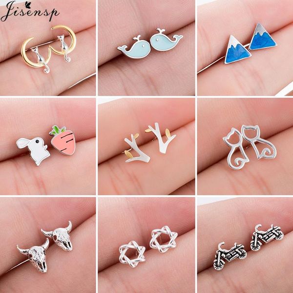 sterling silver earrings for women personality skull whale cat triangle stud kids birthday sterling-silver-jewelry, Golden;silver
sterling silver earrings for women personality skull whale cat triangle stud kids birthday sterling-silver-jewelry, Golden;silver