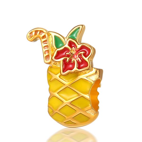 1pcs cute golden pineapple pendant diy beads adapting to original pandora charm bracelet ladies jewelry making gifts, Silver
1pcs cute golden pineapple pendant diy beads adapting to original pandora charm bracelet ladies jewelry making gifts, Silver