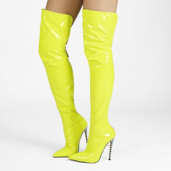 boots ladies patent leather over the knee fashion zipper warm autumn winter stiletto large size women's shoes 34-47, Black
boots ladies patent leather over the knee fashion zipper warm autumn winter stiletto large size women's shoes 34-47, Black