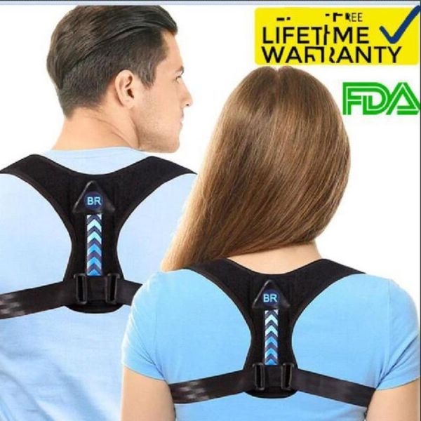 back support posture corrector for men and women kids - adjustable upper brace clavicle to neck, shoulder, Black;blue
back support posture corrector for men and women kids - adjustable upper brace clavicle to neck, shoulder, Black;blue