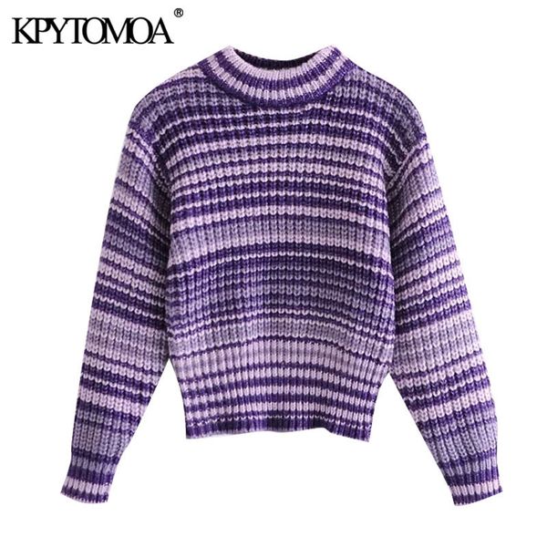 women fashion striped knitted sweater vintage high neck long sleeve female pullovers chic 210416, White;black
women fashion striped knitted sweater vintage high neck long sleeve female pullovers chic 210416, White;black