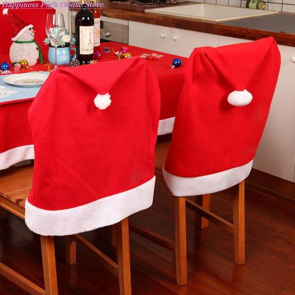 chair covers 1pc christmas santa claus cotton cover non-woven table red hat back xman home decorations 60cmx50cm
chair covers 1pc christmas santa claus cotton cover non-woven table red hat back xman home decorations 60cmx50cm