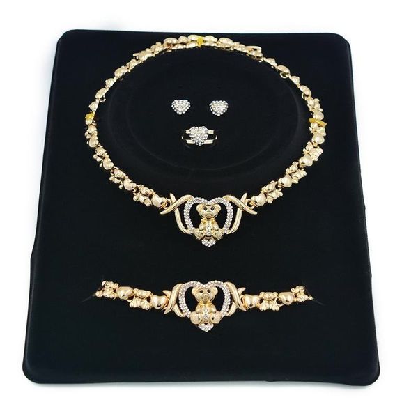 2021 new fashion jewelry 14k gold bracelet womens necklace womens wedding braclets earrings for women set jewelry, Black
2021 new fashion jewelry 14k gold bracelet womens necklace womens wedding braclets earrings for women set jewelry, Black