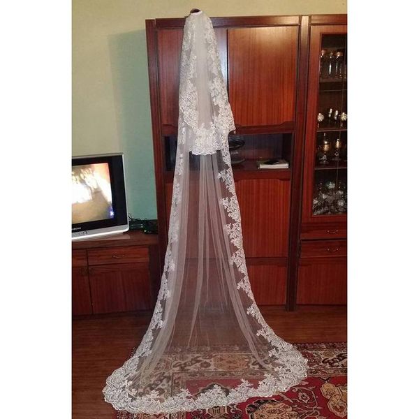 bridal veils long veil cathedral lace edge 3 meters 2 layers tulle wedding accessories 2021 brides, Black
bridal veils long veil cathedral lace edge 3 meters 2 layers tulle wedding accessories 2021 brides, Black
