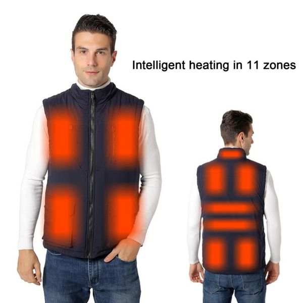 men's vests 11 places heated vest for men women usb jacket heating thermal clothing hunting winter jackets, Black;white
men's vests 11 places heated vest for men women usb jacket heating thermal clothing hunting winter jackets, Black;white