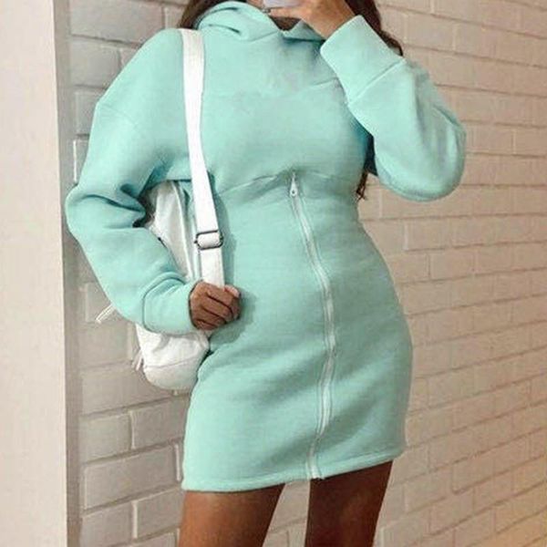 casual dresses hoodie dress zipper design pullover bodycon solid streetwear long sleeve tracksuit wholesale drop, Black;gray
casual dresses hoodie dress zipper design pullover bodycon solid streetwear long sleeve tracksuit wholesale drop, Black;gray
