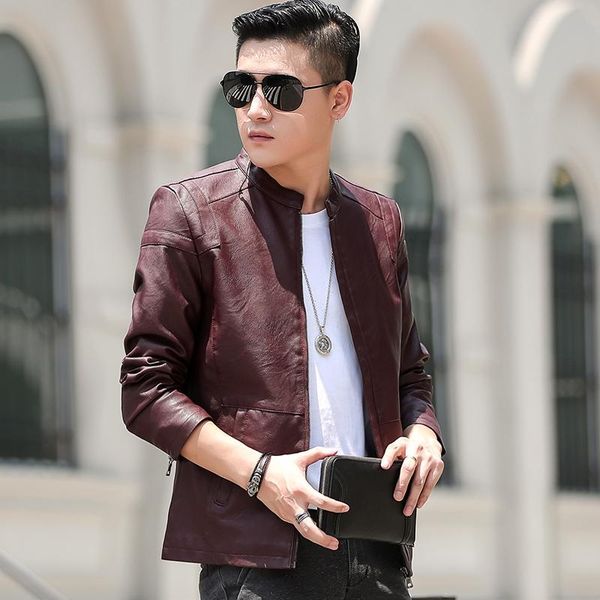 2021slim handsome youth leather jacket autumn and winter men's casual korean style trend fur & faux, Black
2021slim handsome youth leather jacket autumn and winter men's casual korean style trend fur & faux, Black
