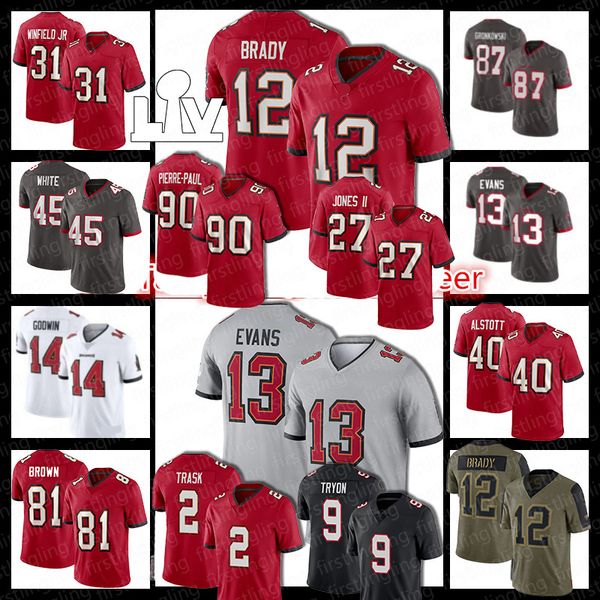 12 tom brady jersey 87 rob gronkowski 13 mike evans football 45 devin white antoine winfield jr chris godwin vita vea lavonte david tristan, Black;red
12 tom brady jersey 87 rob gronkowski 13 mike evans football 45 devin white antoine winfield jr chris godwin vita vea lavonte david tristan, Black;red