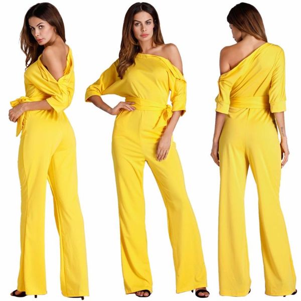 women's jumpsuits & rompers classic solid color tilt collar wide leg pants strapless waist one-piece overalls casual overa, Black;white
women's jumpsuits & rompers classic solid color tilt collar wide leg pants strapless waist one-piece overalls casual overa, Black;white