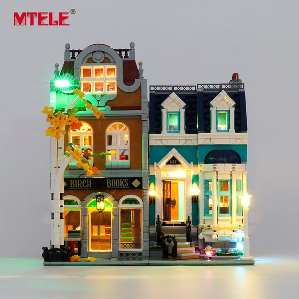 mtele brand led light up kit for 10270 creator bookshop toys building blocks model lighting set only 1008 1020
mtele brand led light up kit for 10270 creator bookshop toys building blocks model lighting set only 1008 1020