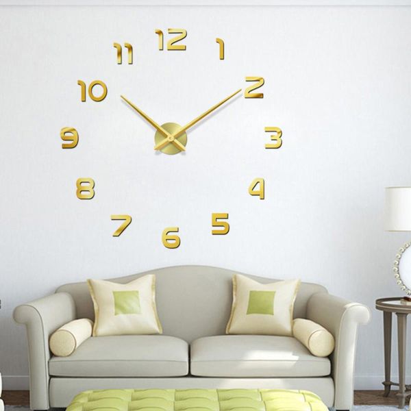 wall clocks big size golden diy clock frameless large digital self-adhesive apartment decorations room decor w
wall clocks big size golden diy clock frameless large digital self-adhesive apartment decorations room decor w