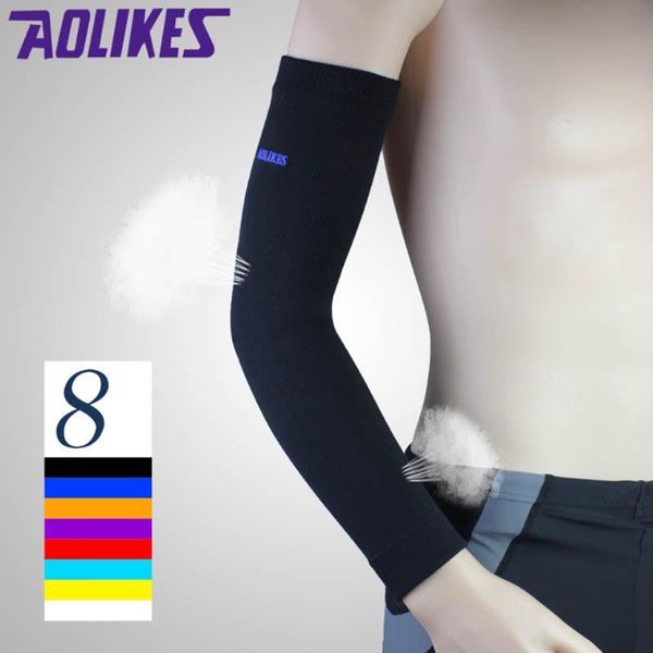 elbow & knee pads aolikes 1pcs elastic basketball arm sleeve armband soccer volleyball support brace cotovelo de basquete sports protector, Black;gray
elbow & knee pads aolikes 1pcs elastic basketball arm sleeve armband soccer volleyball support brace cotovelo de basquete sports protector, Black;gray