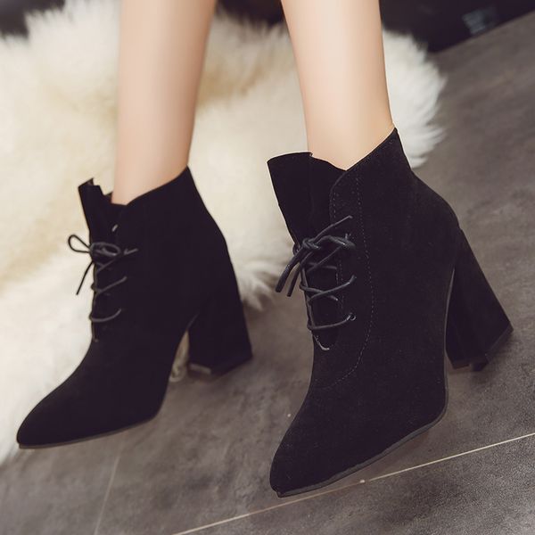 2021 boots autumn winter new short with female fashion pointed comfortable high heel and ankle1, Black
2021 boots autumn winter new short with female fashion pointed comfortable high heel and ankle1, Black