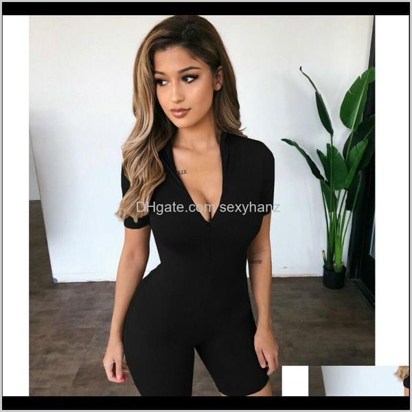 jumpsuits rompers clothing apparel drop delivery 2021 womens fashion solid color ladies short sleeve bodysuit stretch v neck leotard body ju, Black;white
jumpsuits rompers clothing apparel drop delivery 2021 womens fashion solid color ladies short sleeve bodysuit stretch v neck leotard body ju, Black;white