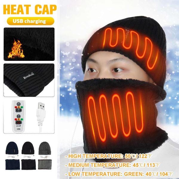 2piece/set electric heating winter hats scarf set ski warm knitted hat neck warmer usb 3gears adjustable thicken outdoor, Black;white
2piece/set electric heating winter hats scarf set ski warm knitted hat neck warmer usb 3gears adjustable thicken outdoor, Black;white